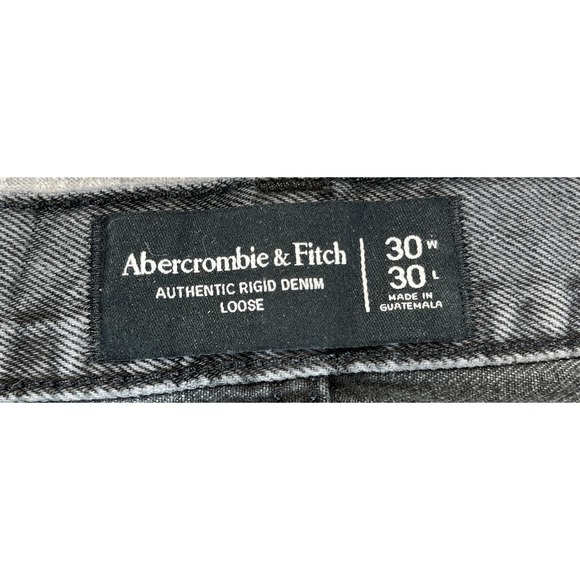 Abercrombie & Fitch Other - Vintage Y2K Abercrombie & Fitch Loose Carpenter Utility Jeans Men 30X30 black